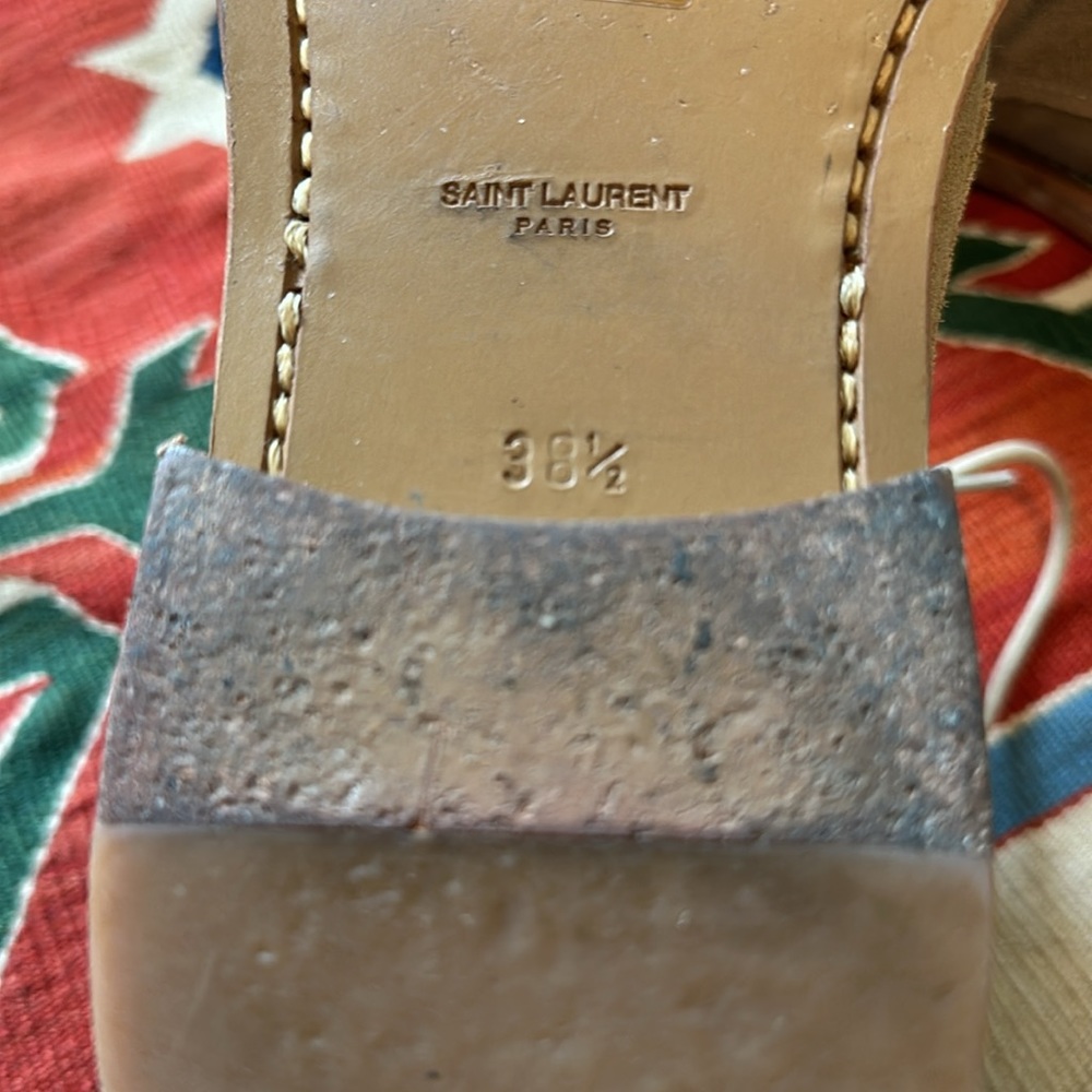 Saint Laurent Suede Lace Boots - Picture 10 of 10